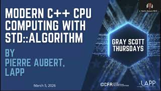 Webinar - Modern C++ CPU computing with std::algorithm