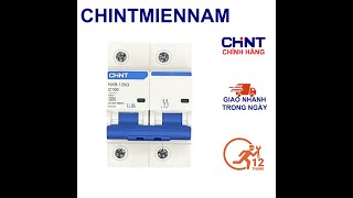 Cầu Dao Aptomat An Toàn MCB NXB 125 2P 80A-100A-125A 2 Pha 10Ka Hãng CHINT