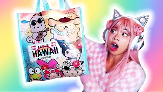 BUYING ONLY SANRIO IN HAWAII! (Sanrio Plushies, Food, Accessories)