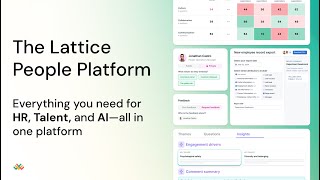 Lattice Platform Product Walkthrough