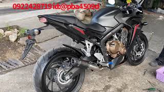 CBR650F CB รีวิวปลายท่อแท้ pr2. 2.5. ขนาดยาว 15cm