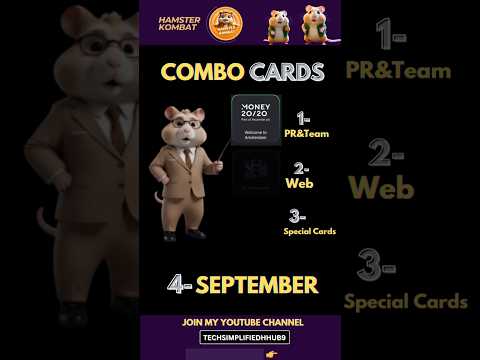 Combo Cards Hamster Kombat #hamsterkombat #comboguide #combocards