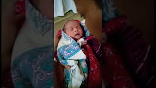 🧑‍🍼আরাধ্যা হাই রিকসে থাকার ৩দিন পর আমার কোলে আসে আমার আরাধ্যা।