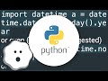 How to extract the year from a Python datetime object?