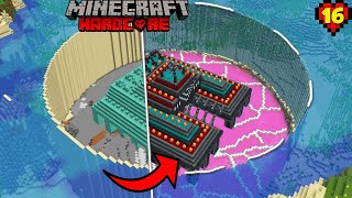 I Transformed an OCEAN MONUMENT in Minecraft Hardcore ep16.