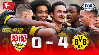 VfB Stuttgart - Borussia Dortmund [0-4] | GOLES | Jornada 8 | Bundesliga