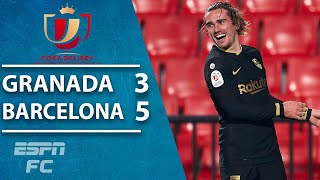 Barcelona stages SENSATIONAL comeback vs. Granada to reach Copa del Rey semis | ESPN FC Highlights