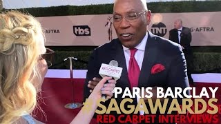 Paris Barclay #Pitch interviewed on the 23rd Screen Actors Guild Awards Red Carpet #SAGAwards