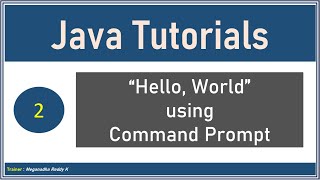 Java Tutorials : Hello, World program from Command Prompt #2