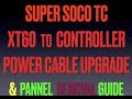 Super Soco TC / TS Vmoto Battery XT60 to Controller Power Cable Upgrade