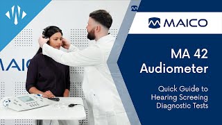 Quick Guide to Hearing Screening Diagnostic Tests with the Portable MA 42 Audiometer | Wellness PRO