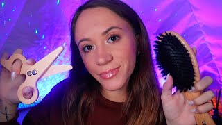 ASMR / Wooden Haircut 🪵 (no talking)