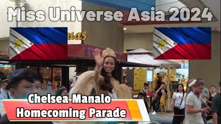 Chelsea Manalo Miss Universe Asia 2024 Homecoming Parade at the Mall of Asia MOA