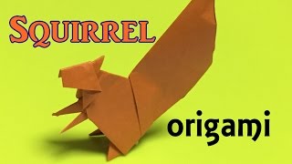 How to make a paper squirrel | origami squirrel  tutorial only one paper