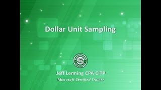 Dollar Unit Sampling