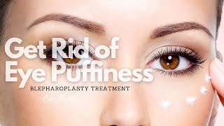 ❋ Get Rid of Eye Puffiness ~ Blepharoplasty Treatment ~ Rain Sounds