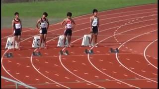 2010年　秋田県北高校新人　男子100ｍ決勝