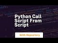 python call script from script