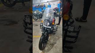 Meteor 350 Fireball Modification, Converted to SuperNova Model, HJG lights, Fork Gaiters, Windshield