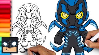 How To Draw the Blue Beetle