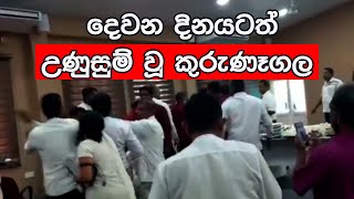 දෙවන දිනයටත් උණුසුම් වූ කුරුණෑගල  | කුරුණෑගල ප්‍රාදේශීය සභාවේ අවුරුදු මේසයේ ගුටි කෙළියක්