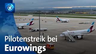 Streik bei Eurowings: Bis zu 50 Prozent der Flüge könnten ausfallen