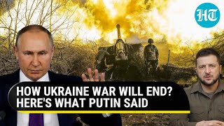 Putin reveals Russia’s endgame in Ukraine, hints at a 'potential settlement' I Watch