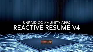 Reactive Resume V4 (RxV4) - Unraid Installation Tutorial