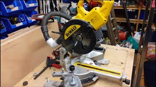 Mitre saw for DIY, some pointers if you’re buying, tips on using a DeWalt DWS773, questions answered