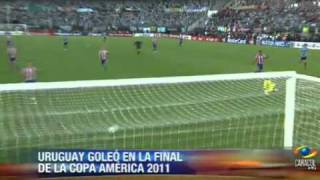 Goles,  Celebracion del equipo Uruguayo por el titulo de la Copa America 2011 www.gioprotv.com