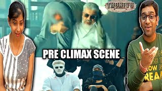 Thunivu Movie Pre Climax Scene Reaction | Ajith Kumar | H Vinoth | Thunivu Movie Scene Reaction