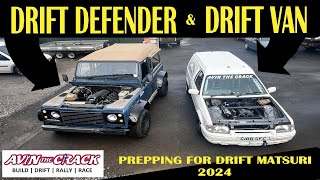 Modified Land Rover gets even more modified! Drift event prep for our Land Rover and Ford Escort van