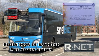 Reizen door de Randstad met alleen bussen