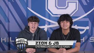 CHS Announcements | 2.7.2025