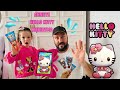 Eğlenceli Videolar!Ada ile Babası Hello Kitty Oyunu Videosu!Kız Oyunları,Kışkırtma Challenge #funny