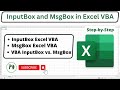 Excel VBA InputBox & MsgBox | Use input box & massage box in Excel VBA | input box | massage box