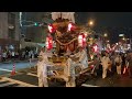 令和6年　巽神社　夏まつり　宮入　【矢柄･大地 宮前 大地･西足代･伊賀ヶ･四條】