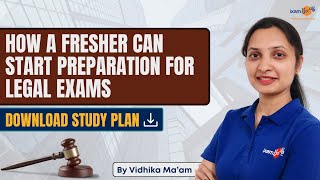 How a Fresher can start preparation for Legal Exams? || By Vidhika Ma'am