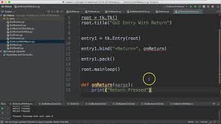 PYTHON 3 TKINTER - GUI ENTRY BIND KEY