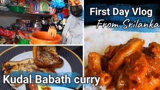 FIRST DAY VLOG FROM SRILANKA /Kudal Babath Curry (Srilankan muslim's style) /Srilankan Tamil vlogger