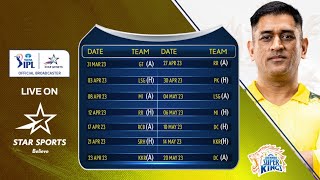 TATA IPL 2023 | Schedule