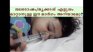 HOME REMEDY FOR STUFFY NOSE/COLD/ FLU |ജലദോഷം/ മൂക്കടപ്പ്  എങ്ങനെ എളുപ്പം മാറ്റാം?|