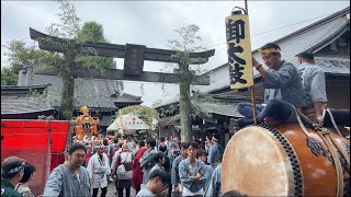 令和６年　大泉北野神社例大祭　本社神輿宮出し