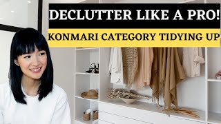Minimalism with Marie Kondo - KonMari One Category Tidying Up: Declutter and Organize your stuff |