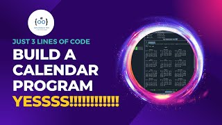 Build a Calendar Program with Python
