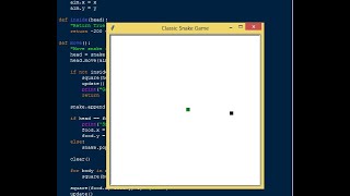 Classic Snake Game using Turtle in Python