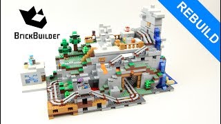 Lego Minecraft 21137 The Mountain Cave - Rebuild A - Lego Speed Build for Collectors