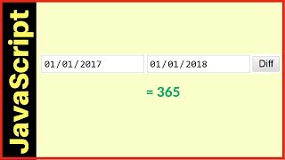 JavaScript - How To Get The Difference Between Two Dates In JS [ with source code ]