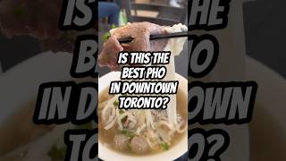 Is this the best pho in Downtown Toronto?? #toronto #torontofood