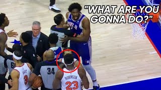 LEAKED Audio Of Joel Embiid Trying To Fight The Knicks: “What Are You Gonna Do?”